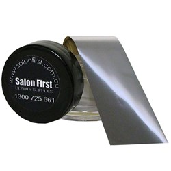 BEAUTIFUL NAILS Nail foils - plain silver 